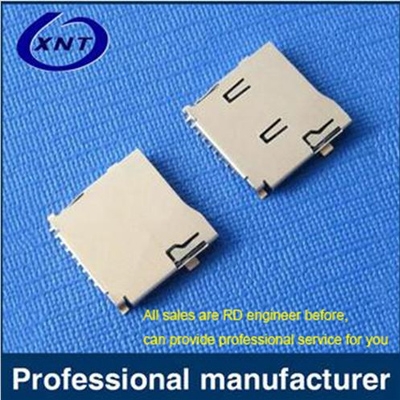 TF card holder TF/microSD push outer tape detection