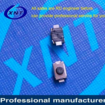 常熟TS-018-post 2pin Button SMT type Rectangular 2pin