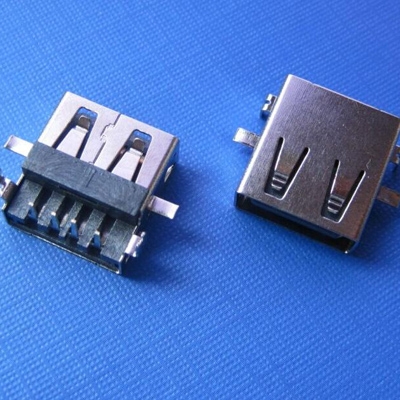 常熟USB A type sink DIP type (Soldering feet: DIP, Housing: Front and rear)