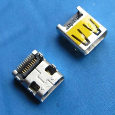 常熟HDMI D TYPE Female SMT Housing DIP